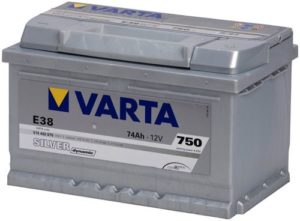 Аккумулятор VARTA SILVER Dynamic E38 574402075 (74Ah)